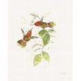 thumbnail image 2 of Pertiet, Katie 26x31 White Modern Wood Framed Museum Art Print Titled - Colorful Hummingbirds II, 2 of 4