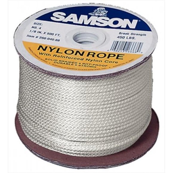T.W. Evans Cordage Bobine de Corde en Nylon Tressée Solide 0,375 Po x 500 Pi
