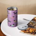 thumbnail image 3 of 20oz Coffee Tumblers Cute Cartoon Dachshund Stainless Steel Vacuum Insulated Travel Tumbler Coffee Cups Mug with Lid and Straw with Cleaning Brush for Cold & Hot Drinks, 3 of 5