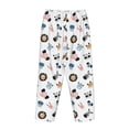 thumbnail image 5 of Xecao Cartoon Animals Women's Straight Lounge Pajama Pants: The Epitome of Relaxed Sleepwear, 5 of 9