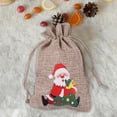thumbnail image 2 of Bolsas Navideñas De Yute Y Lino, Bolsas De Regalo Con Cordón De Yute Y Lino Para Dulces Y Obsequios Navideños, 2 of 5