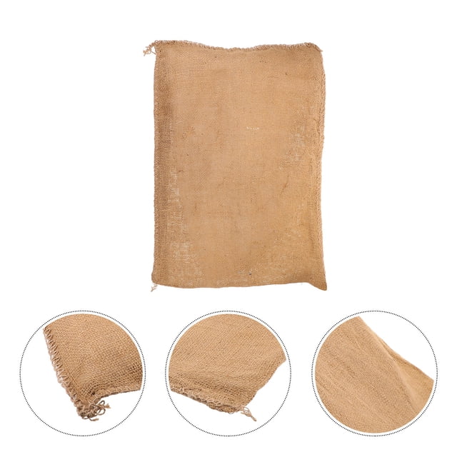 BESTYASH Bolsas Absorbentes Para Inundaciones De Burlap Marrón Barrera Reutilizable De Prevención Rápida