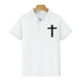 thumbnail image 5 of XXWXYD Girls Boys Cute 𝐏𝐨𝐥𝐨 Shirts, Button Up Collared Quick-Dry Sports Tennis Outfit, Graphic Design Toddler Shirt with UPF Sun Protection, 5 of 8