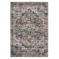 thumbnail image 2 of Aoile 8x10 Washable Rug | Boho Large Area Rug | Vintage Living Room Rug | Non Slip | Low Pile | Non Shedding | Brown, 2 of 9