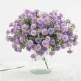 thumbnail image 6 of Clearance! FNGZ Artificial Flowers, Household Imitation, Small Lilac Artificial Flower (1Pc) Purple, 1X Artificial Rose, 6 of 9