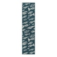 thumbnail image 2 of Unique Loom Outdoor Coastal Collection Area Rug - Whish (2' x 8' Runner Blue/Ivory), 2 of 11
