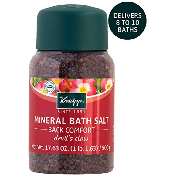 Kneipp Mineral Bath Salt Back Comfort Devils Claw 17.63 oz