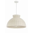 thumbnail image 5 of Crystorama Reese 4 Light Matte White Pendant - 22"W x 13.5"H, 5 of 12