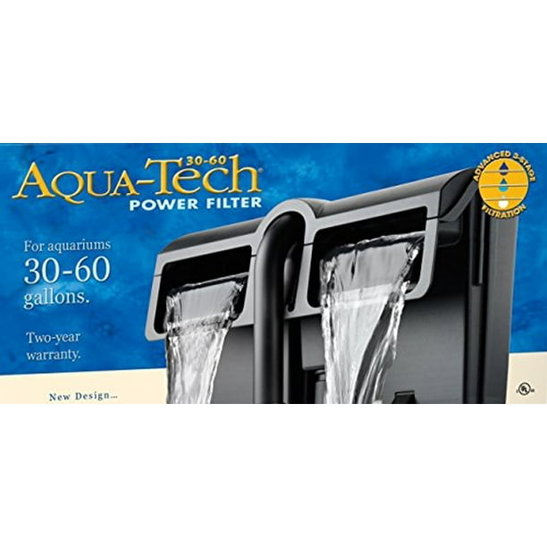 AquaTech Power Aquarium Filter 30 to 60 Gallon Aquariums Walmart