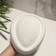 thumbnail image 3 of Hsqqdc Wool Blend Polyester White Vintage Stewardess Beret Hat 22-22.8 Inch Pillbox Headwear 1-Piece, 3 of 7