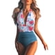 thumbnail image 1 of Gibobby Trajes de Baño para Mujer Trajes de baño de una pieza para mujer, traje de baño de talle con barriga, traje de baño con en la espalda, Monokini, (Blanco,M), 1 of 5