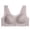 Coffee, variant on Plus Size Front Closure Lace Bra for Women Thin Fixed Cups Wireless No Underwire Full Coverage Support Bra Wide Strap Comfort Beauty Back Bralette Black 3XL