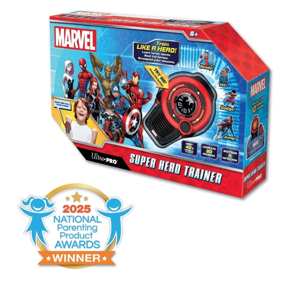 Marvel Super Hero Trainer Interactive Fitness Toy for Kids – Motion Activated Training Game with Spider-Man, Captain America, Hulk & Thanos, Includes Hero Tokens, Map & STEM Active Play System