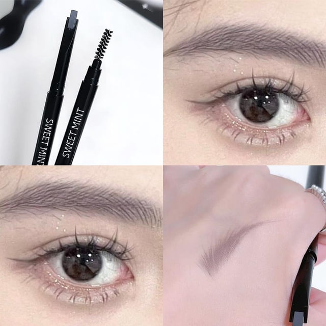 SharkTRUE Crayon à Sourcils Double Embout : Portable, Naturel, Imperméable, Longue Durée, Nourrissant