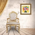 thumbnail image 3 of Zaman, Farida 26x26 Gold Ornate Wood Framed with Double Matting Museum Art Print Titled - A Bunch of Flowers I, 3 of 4