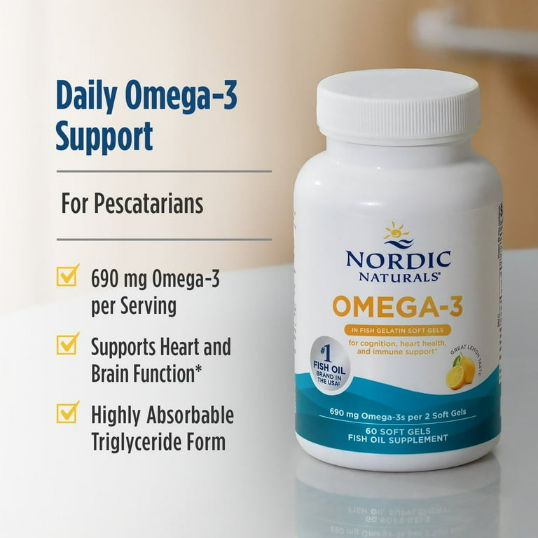 nordic naturals glutathione - ProOmega 1000 mg, Lemon Flavor based cellular Nordic Naturals, Omega-3 Fish Gelatin