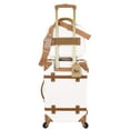 Chariot Gatsby 2Piece Hardside CarryOn Spinner Luggage Set Ivory