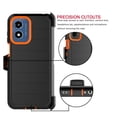 thumbnail image 6 of For Motorola Moto G 5G 2024 6.6" Case,Heavy Duty Rugged Defender Case with [Belt Clip Holster] [Built in Screen Protecotr], Shockproof Full Body Protection Kickstand Cover, Orange, 6 of 9