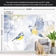thumbnail image 3 of Animal Wallpaper Wall Mural - Watercolor Birds Blue, 3 of 5
