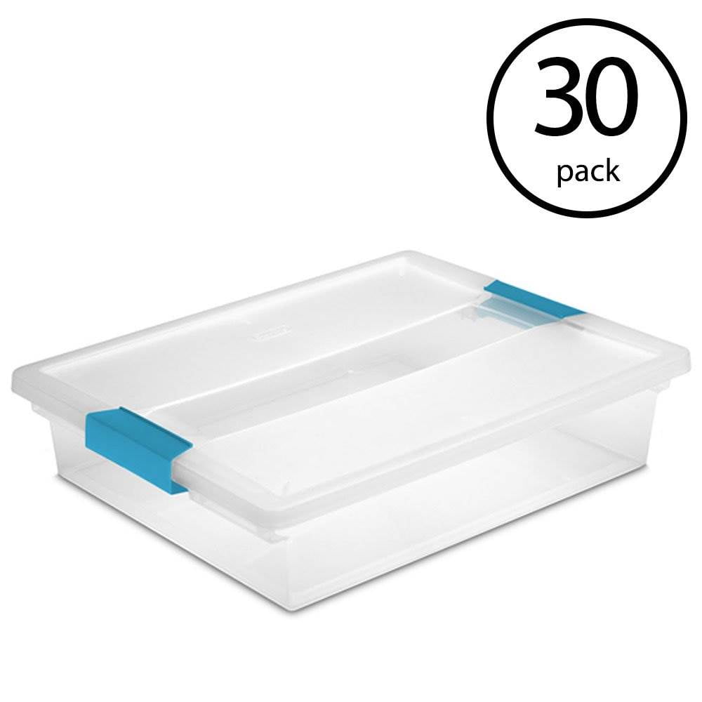 sterilite large clip box set of 6 sterilite large clip box set of 6