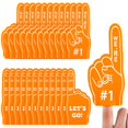 thumbnail image 1 of Miniventilador de béisbol Foam Finger Sinmoe, 24 unidades, color naranja, 1 of 7
