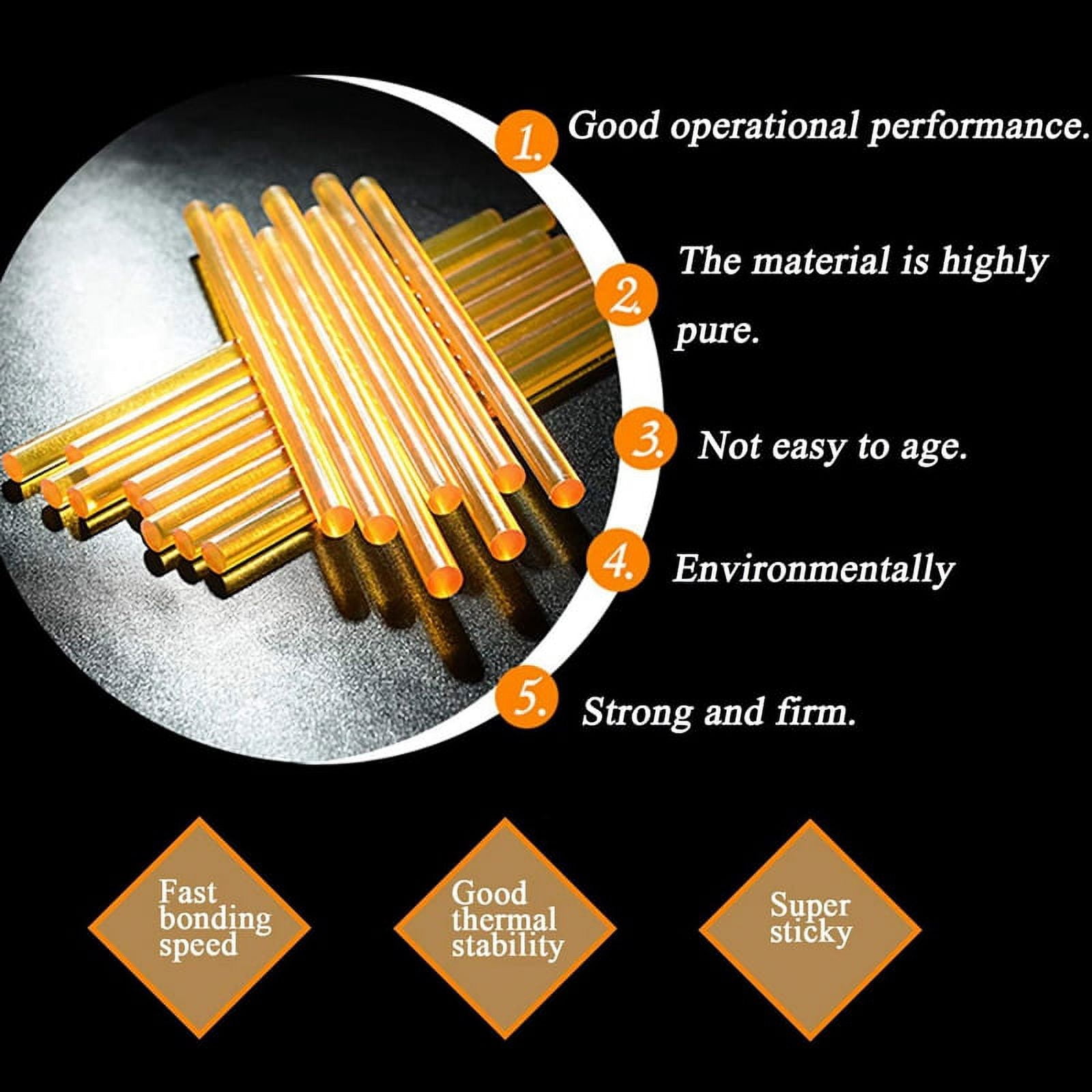 30X Dent Repair Glue Sticks Paintless Dent Repair Tool Glue Sticks for Hot Glue - Car Repair Dent Remover Tool Yellow