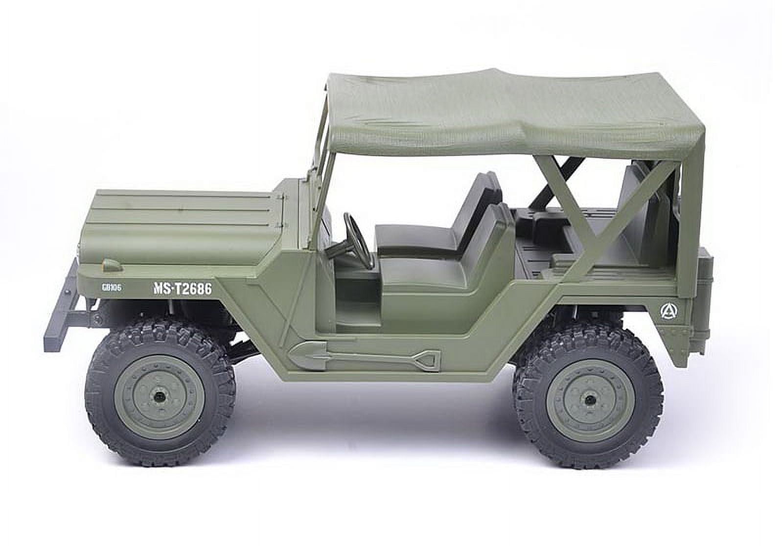 2.4Ghz Remote Control 1/14 Scale U.S M151 Jeep Military Vehicle
