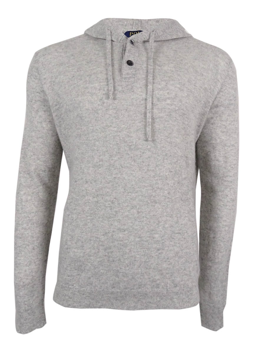 polo cashmere hoodie