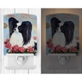 thumbnail image 2 of Caroline's Treasures 7040CNL Papillon Black and White Ceramic Night Light, 6x4x3", multicolor, 2 of 2