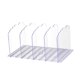 thumbnail image 5 of Organizador de monedero para ahorro de espacio, divisor de estante para armario, transparente, ajustable ondulado, 5 of 8