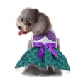 thumbnail image 5 of Pet Fairy Mermaid Princess Costume Dog Sundress Puppy Outfits Cat Vest Shirts, M, 5 of 13