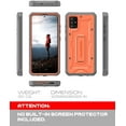 thumbnail image 3 of ArmadilloTek Vanguard Case Designed for Samsung Galaxy A51 4G (2020 Release) Military Grade Full-Body Rugged with Built-in Kickstand [Screenless Version] - Orange, 3 of 5