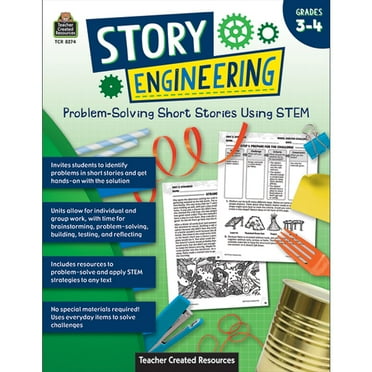 Teacher Created Resource Workbook Story Engineering, Grades 3 to 4
