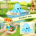 thumbnail image 6 of 4 Pack Animal Hand Puppet Plush Toys Set, Soft Stuffed Hand Puppets (Blue Donkey, Cow, Yellow Duck, Zebra), Interactive Storytelling Puppet Toys for Kids, Family Play & Classroom Activities, 6 of 6