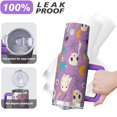 thumbnail image 4 of Spooky Halloween Tumbler, Pumpkin Bat Cup with Handle and Straw 40oz, Insulated Water Bottle Gift, 4 of 5