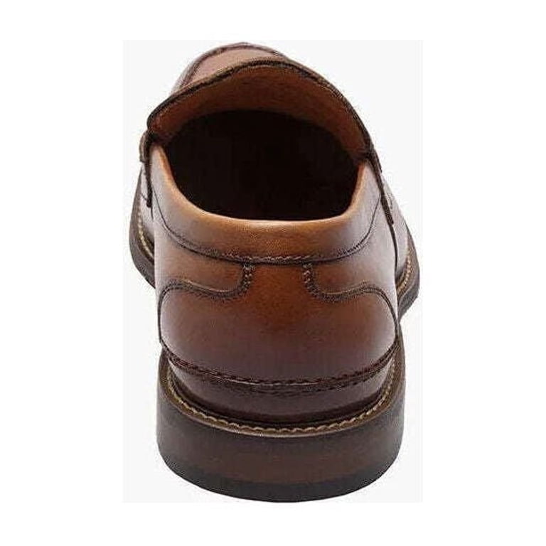 Mens  Stacy Adams Marlowe Algonquin Moc Toe Penny Slip On Cognac Leather 25550 Stacy Adams Marlowe Algonquin Moc Toe Penny Slip On Cognac  main image 2