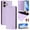 Purple, variant on Allytechgroup Flip Wallet Case for iPhone 16, Compatible with MagSafe RFID Blocking PU Leather Shell with Credit Card Slot Shockproof Protective Back Cover for iPhone 16, Purple