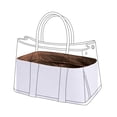 thumbnail image 5 of Organizador de bolsos liviano DGAZ para bolso de fiesta de jardín de Hermes, interior de bolso de seda y papel Dupont para bolsos de lujo, 5 of 5