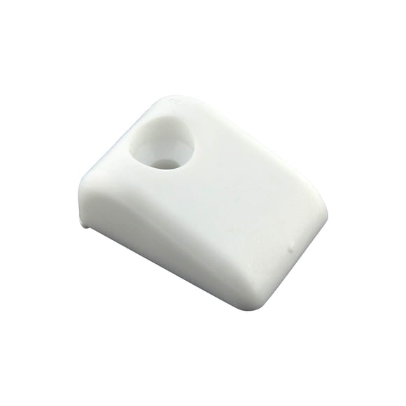 Topes para cajón de muebles Rok, paquete de 10, blanco, nylon