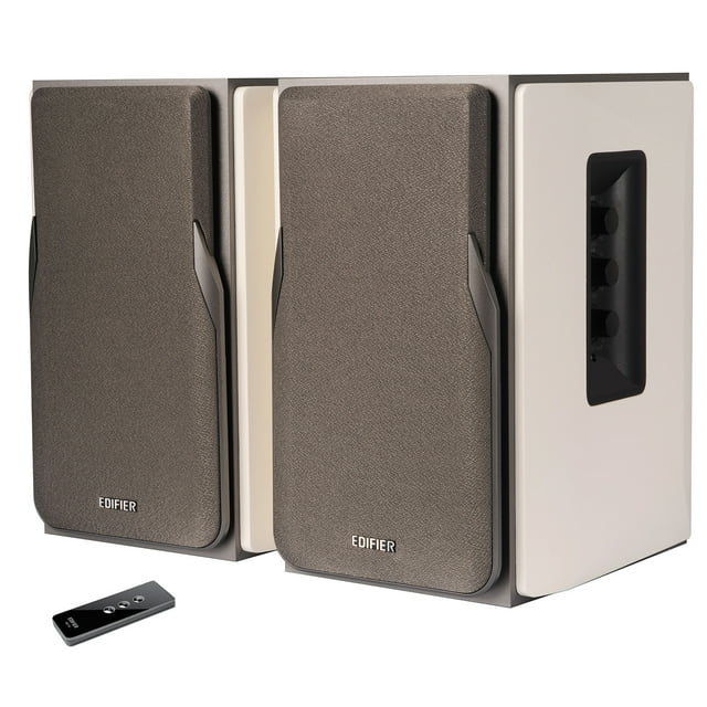 Edifier R1380T Powered Bookshelf Speakers with Accessories Included, White