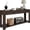 Distressed Black, variant on Solid Wood Console Table,Long Sofa Table Entryway Table with 4 Drawers and Bottom Shelf for Hallway Living Room Couch Table,Easy Assembled
