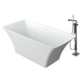 thumbnail image 3 of Transolid Lynville 60'' x 30'' Freestanding Soaking Bathtub, 3 of 3