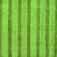 thumbnail image 1 of Ahgly Company Indoor Square Abstract Green Modern Area Rugs, 3' Square, 1 of 4