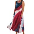 thumbnail image 2 of FcBaudy Robe Sans Manches Col Rond, Robes d'Été pour Femmes, Robes Femmes Robe Longue Imprimée Sans Manches Col Rond Robe Femmes, 2 of 5