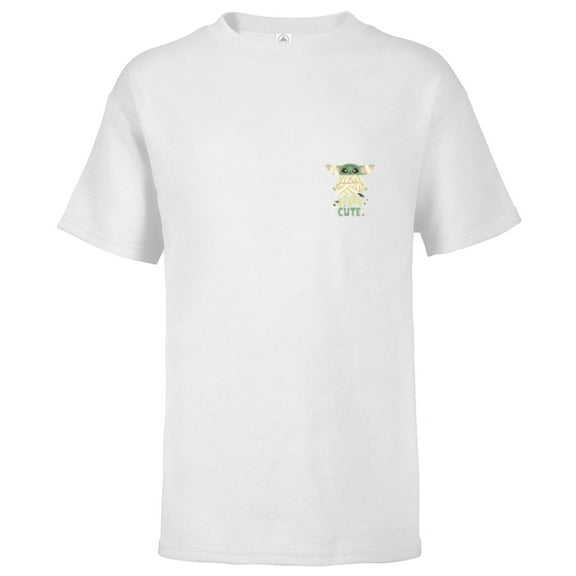 Star Wars Grogu Halloween Scary Cute Mummy Costume Corner - Short Sleeve T-Shirt for Kids - Customized-White