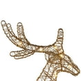 thumbnail image 5 of Northlight LED Lighted Reindeer Christmas Tree Topper - 13"  - Gold - Warm White Lights, 5 of 8