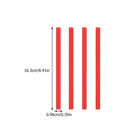 

4pcs Stove Anti-scalding Silicone Hoses Outdoor Camping Supplies (Red)