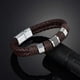 thumbnail image 4 of Pulseras de cuero para hombres, regalo perfecto para el Día del Padre para los papás amantes del estilo. Charm resistente, 4 of 5