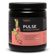 Legion Athletics Pulse Pre-Workout Supplement, Tropical Punch, Naturally Sweetened With No Added Sugar, 350mg Caffeine, 20 Servings, High Performance Energy & Focus Powder