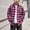 A04 Pink, variant on Trikvn Boys Classic Plaid Flannel Shirt Long Sleeve Button Down Collared Casual Tops Lightweight Shacket for Kids School Everyday Fall Outfits Comfortable Outerwear